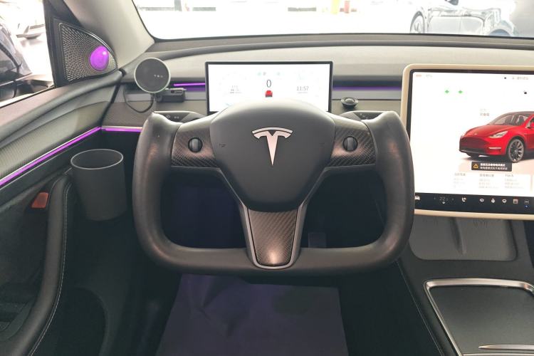 Used Tesla Model Y 2022 Revised Version Rear-Wheel Drive Steering Wheel