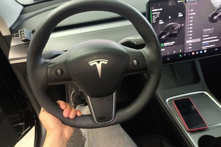 Used Tesla Model Y 2022 Revised Version Long-Range All-Wheel Drive Steering Wheel