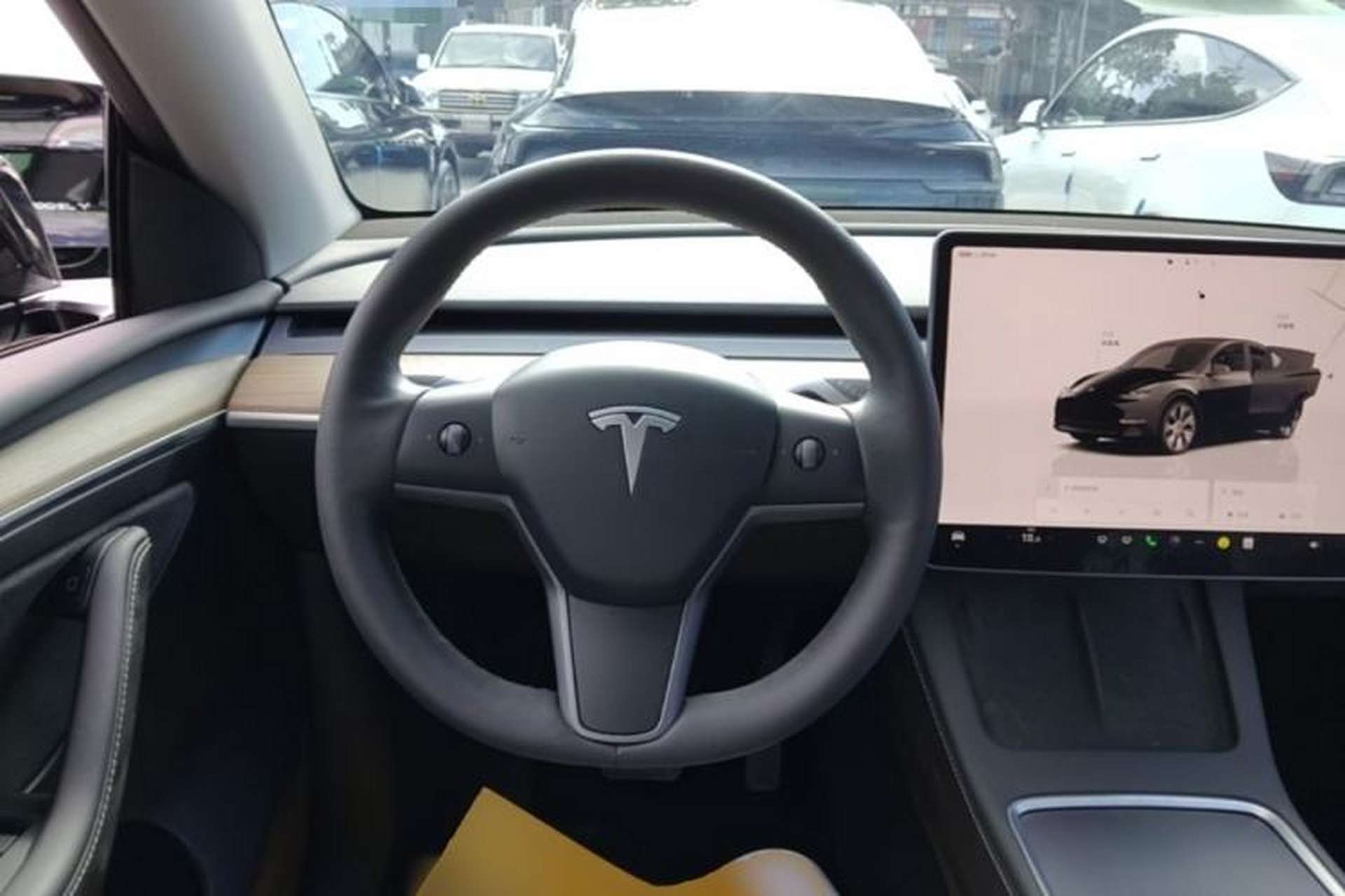 Used Tesla Model Y 2022 Revised Version Rear-Wheel Drive Steering Wheel