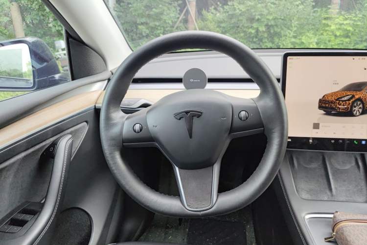 Used Tesla Model Y 2022 Rear-Wheel-Drive Version Steering Wheel