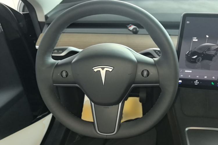 Used Tesla Model Y 2022 Long-Range All-Wheel-Drive Version Steering Wheel