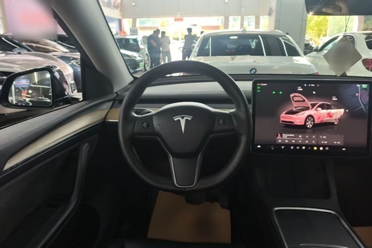 Used Tesla Model Y 2022 Revised Version Long-Range All-Wheel Drive Steering Wheel