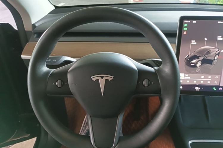 Used Tesla Model Y 2022 Rear-Wheel-Drive Version Steering Wheel