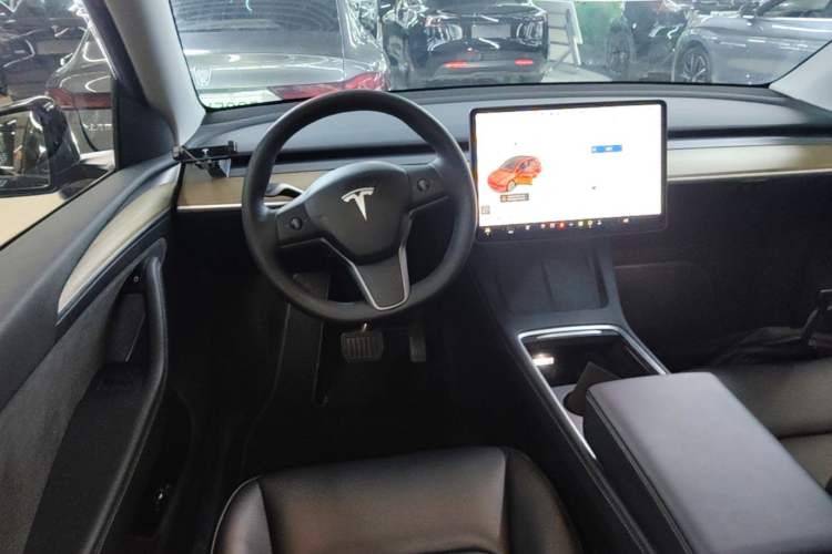 Used Tesla Model Y 2022 Revised Version Rear-Wheel Drive Steering Wheel