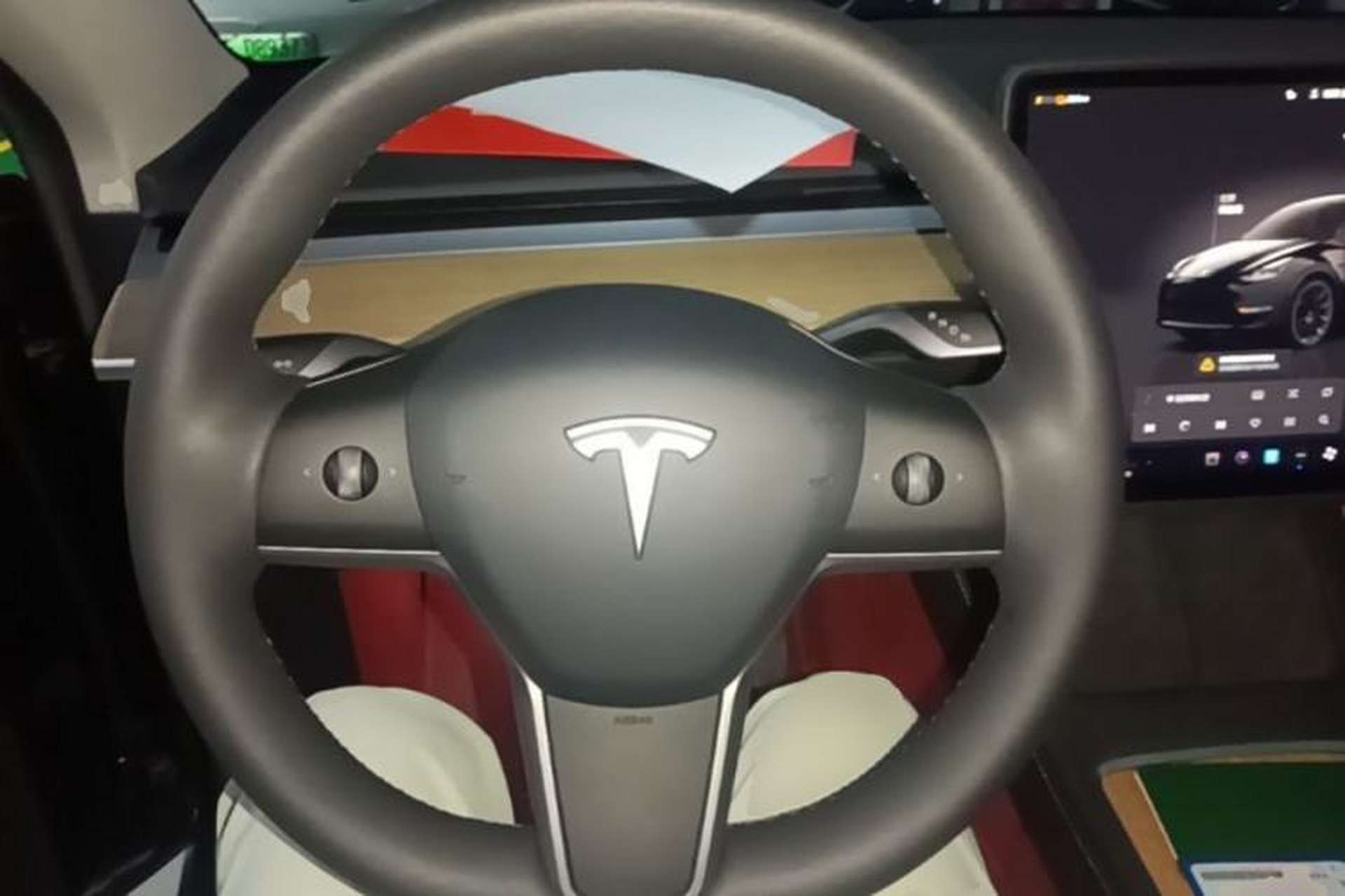 Used Tesla Model Y 2022 Revised Version Rear-Wheel Drive Steering Wheel