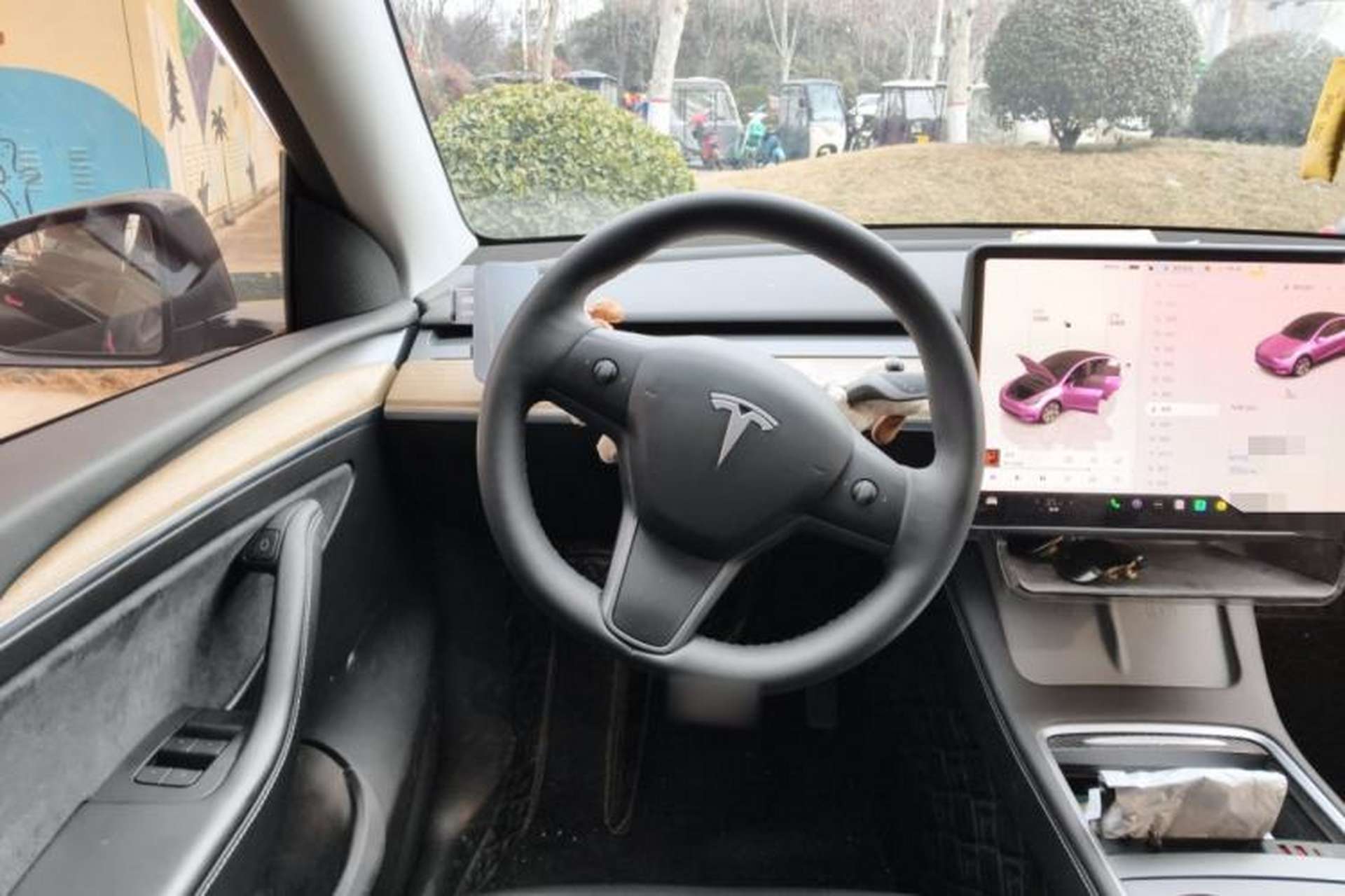 Used Tesla Model Y 2022 Revised Version Rear-Wheel Drive Steering Wheel