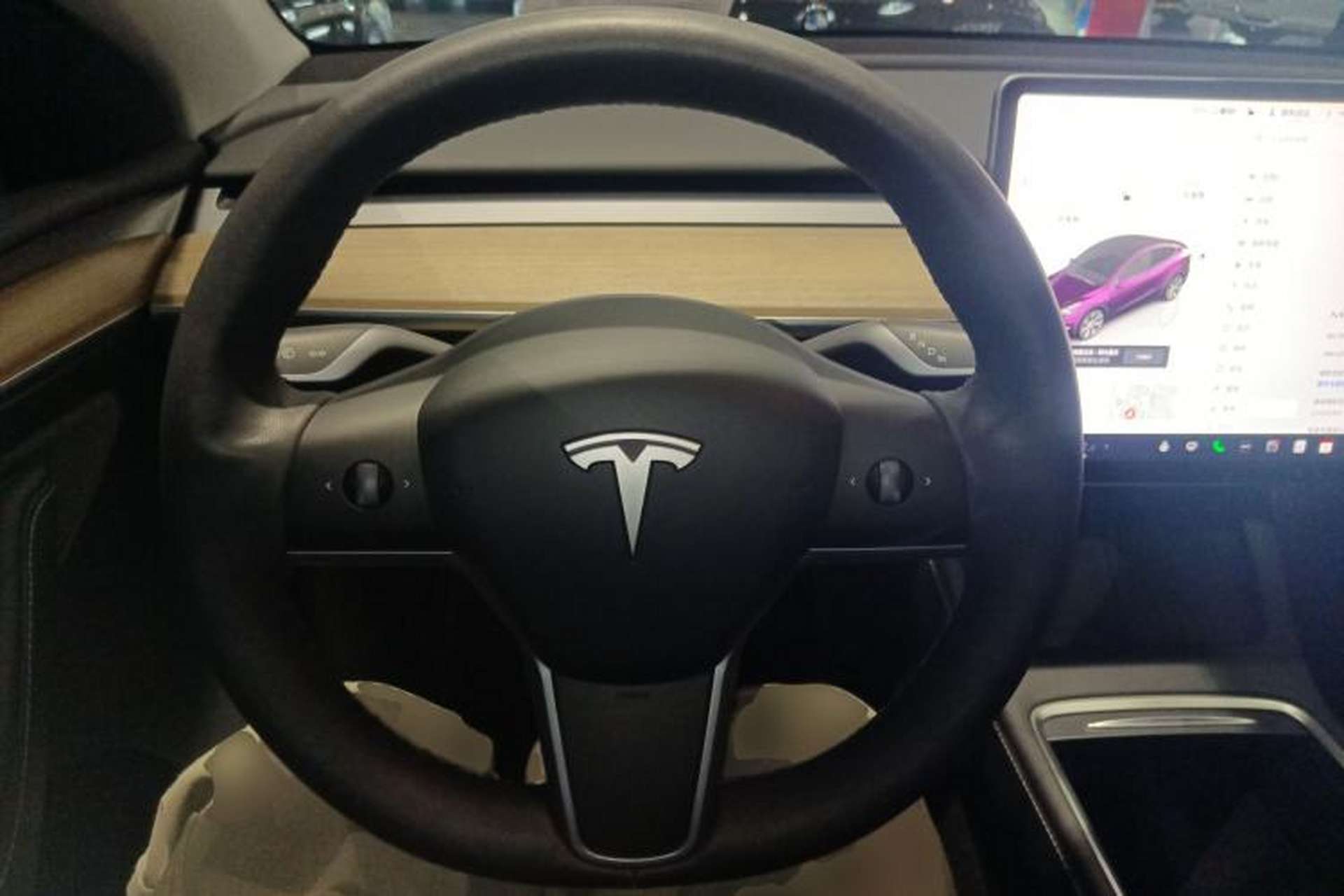 Used Tesla Model Y 2022 Revised Version Rear-Wheel Drive Steering Wheel