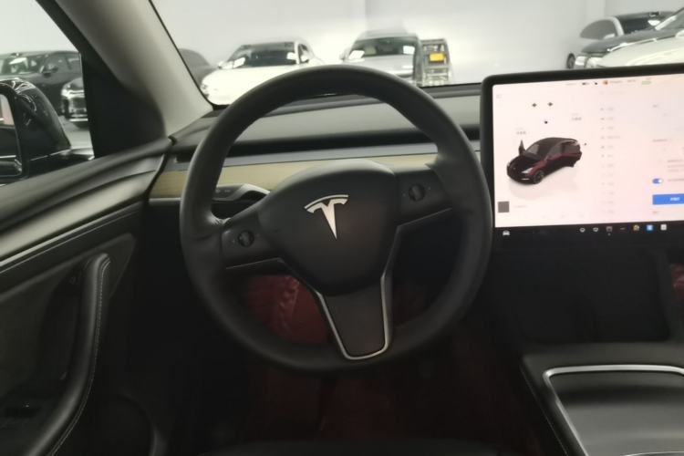 Used Tesla Model Y 2022 Revised Version Long-Range All-Wheel Drive Steering Wheel