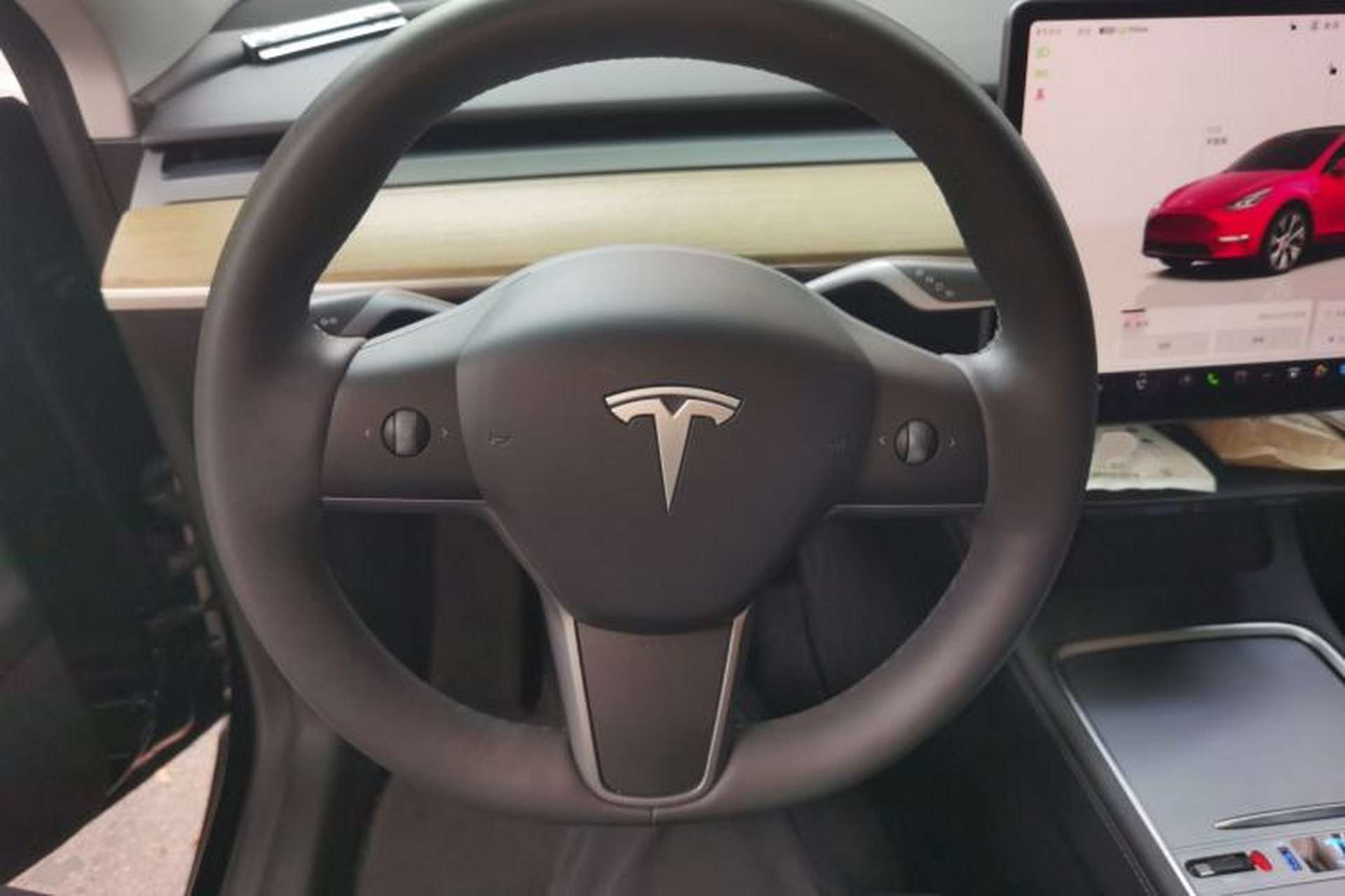 Used Tesla Model Y 2022 Revised Version Rear-Wheel Drive Steering Wheel