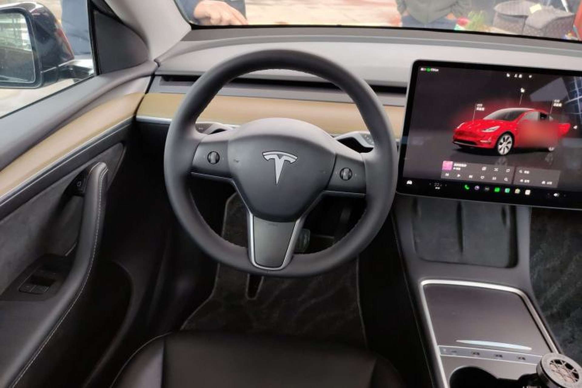 Used Tesla Model Y 2022 Revised Version Rear-Wheel Drive Steering Wheel