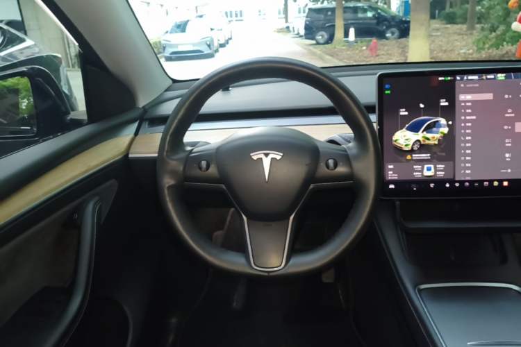 Used Tesla Model Y 2022 Revised Version Rear-Wheel Drive Steering Wheel