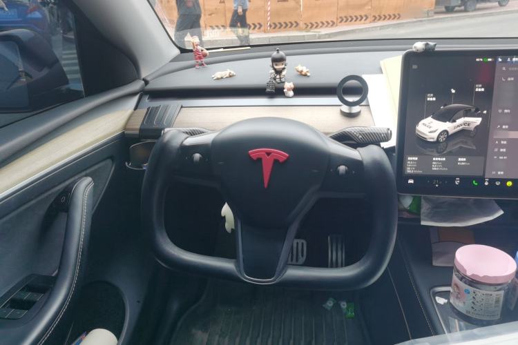 Used Tesla Model Y 2022 Revised Version Long-Range All-Wheel Drive Steering Wheel