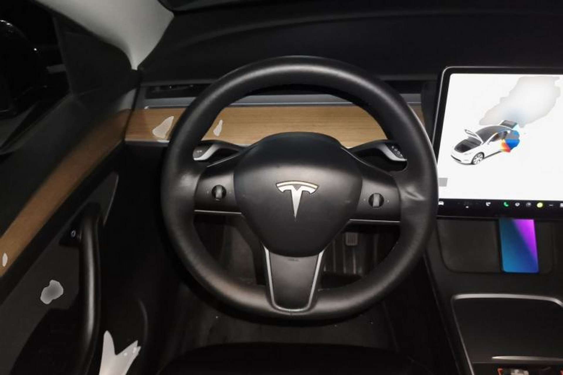 Used Tesla Model Y 2022 Rear-Wheel-Drive Version Steering Wheel