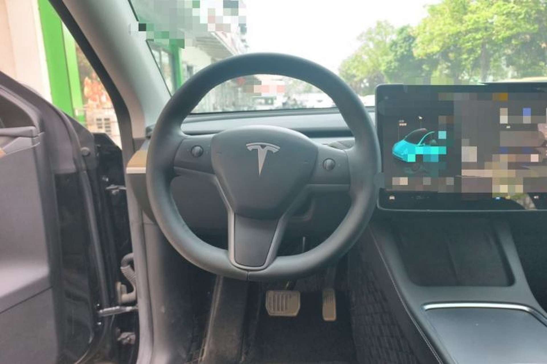 Used Tesla Model Y 2022 Rear-Wheel-Drive Version Steering Wheel
