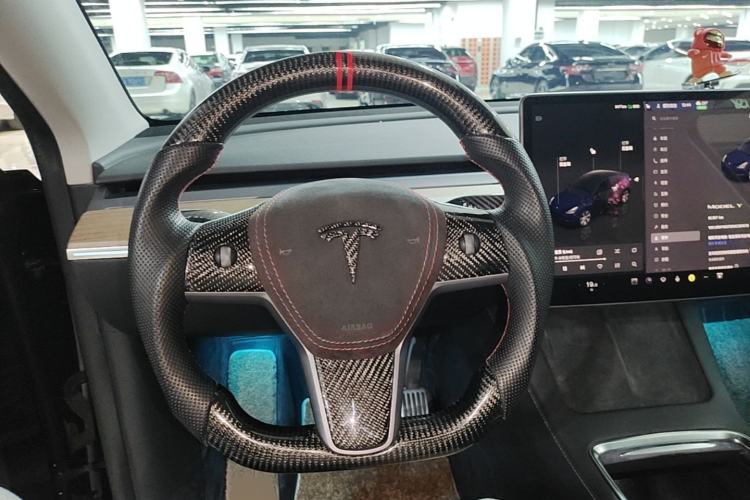 Used Tesla Model Y 2022 Revised Version Rear-Wheel Drive Steering Wheel