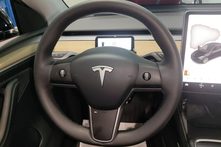 Used Tesla Model Y 2022 Revised Version Long-Range All-Wheel Drive Steering Wheel