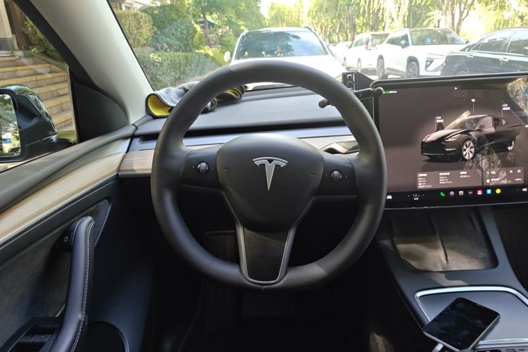 Used Tesla Model Y 2022 Rear-Wheel-Drive Version Steering Wheel