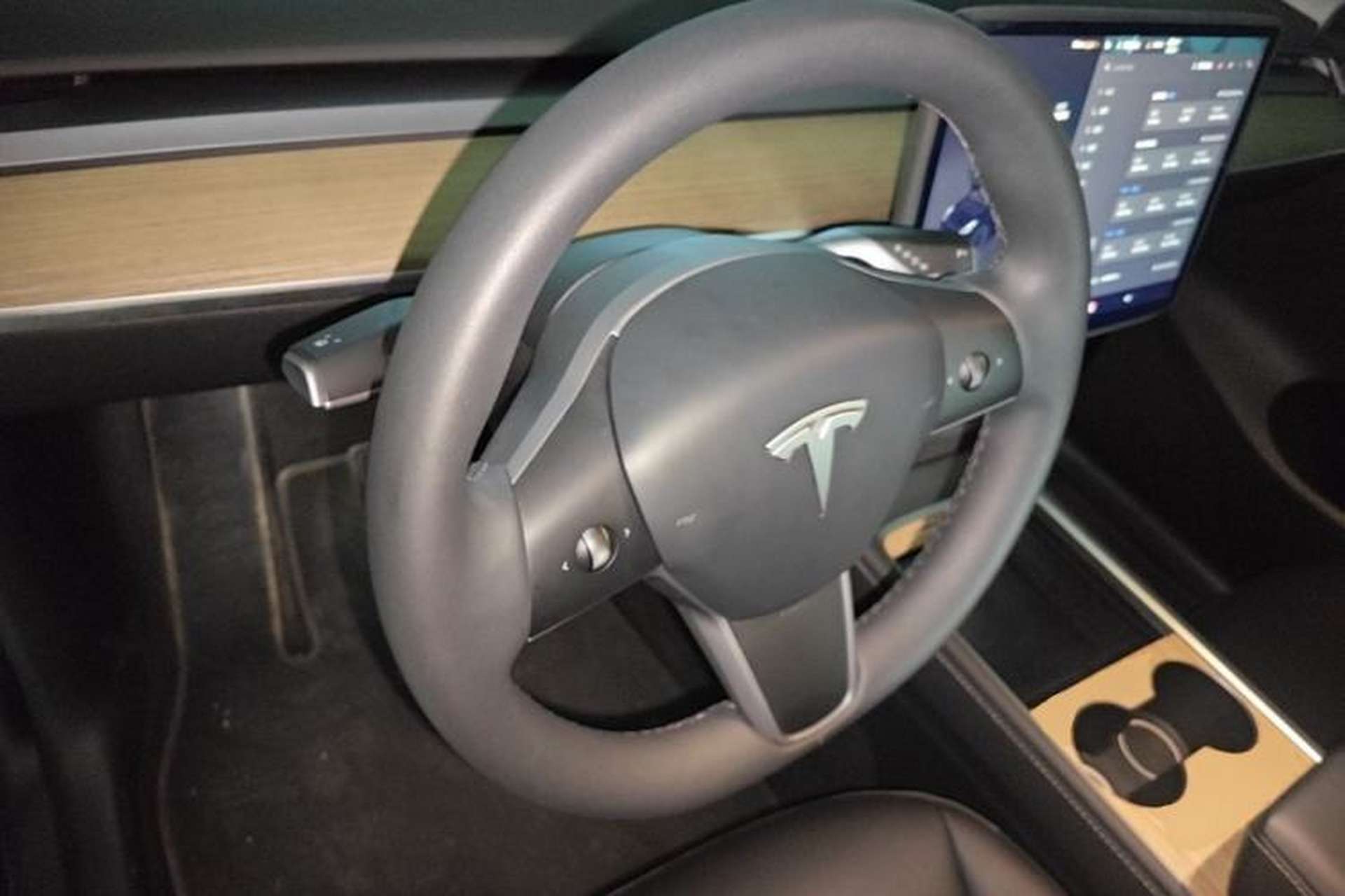 Used Tesla Model Y 2022 Revised Version Rear-Wheel Drive Steering Wheel