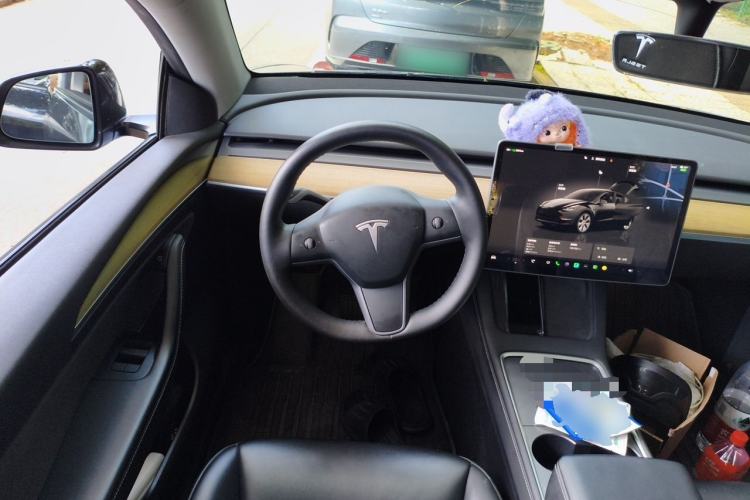 Used Tesla Model Y 2022 Long-Range All-Wheel-Drive Version Steering Wheel
