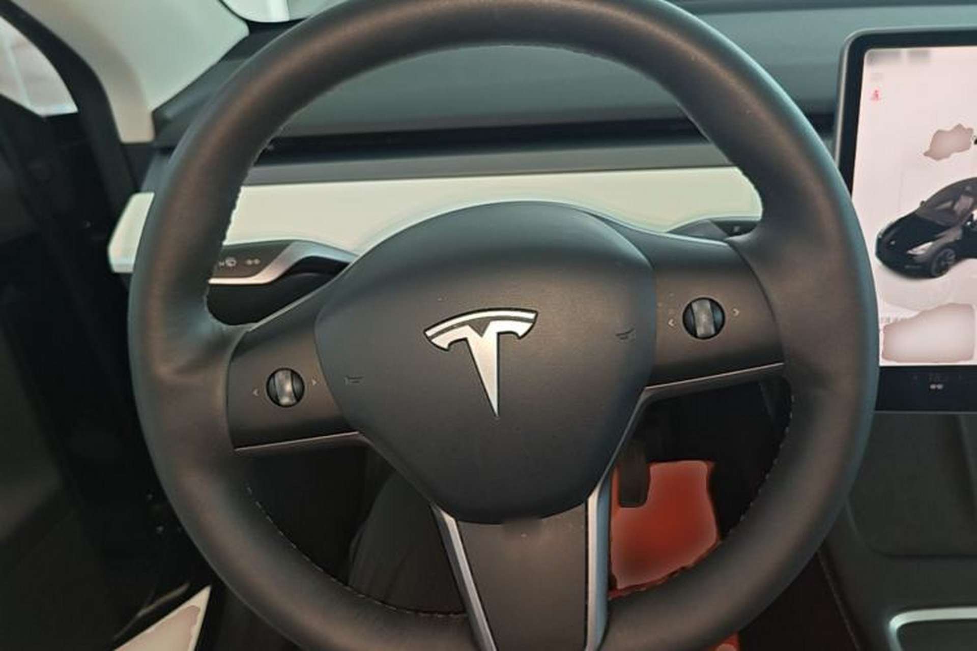 Used Tesla Model Y 2022 Revised Version Long-Range All-Wheel Drive Steering Wheel