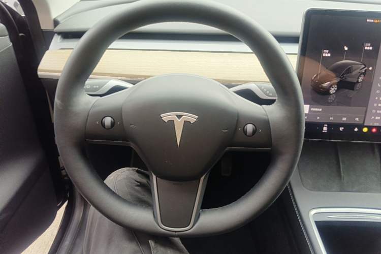 Used Tesla Model Y 2022 Revised Version Rear-Wheel Drive Steering Wheel