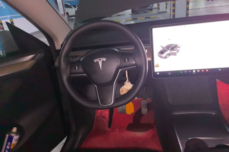 Used Tesla Model Y 2022 Rear-Wheel-Drive Version Steering Wheel