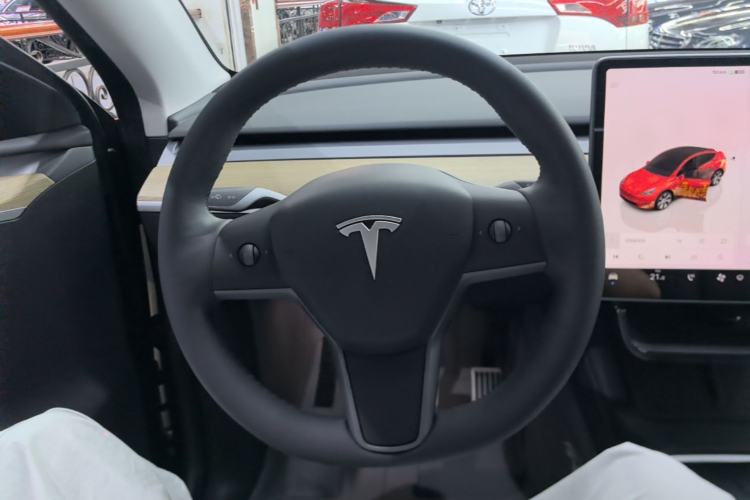 Used Tesla Model Y 2022 Revised Version Long-Range All-Wheel Drive Steering Wheel