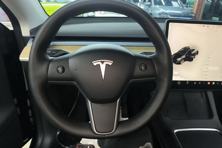 Used Tesla Model Y 2022 Rear-Wheel-Drive Version Steering Wheel