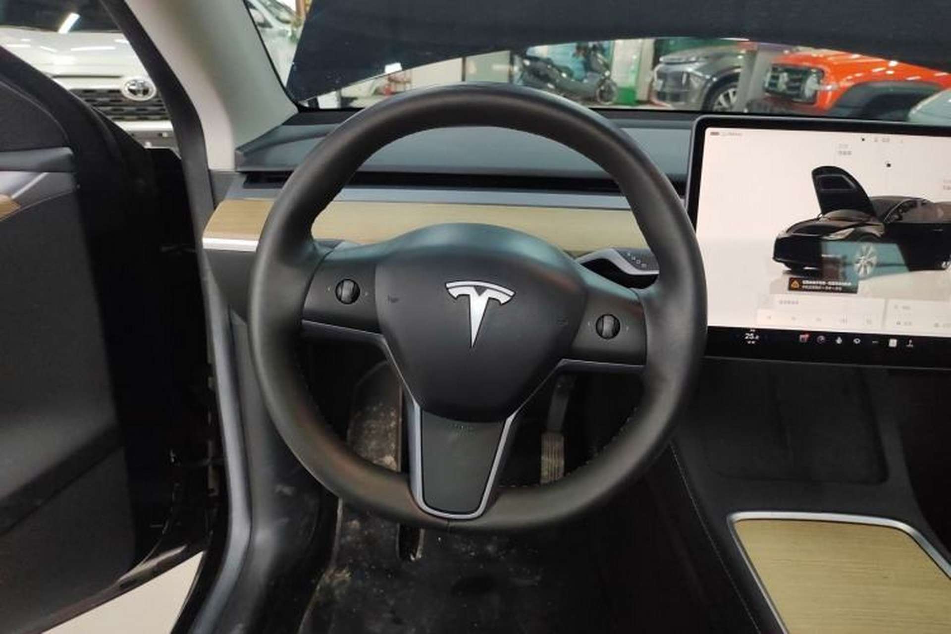 Used Tesla Model Y 2022 Revised Version Rear-Wheel Drive Steering Wheel