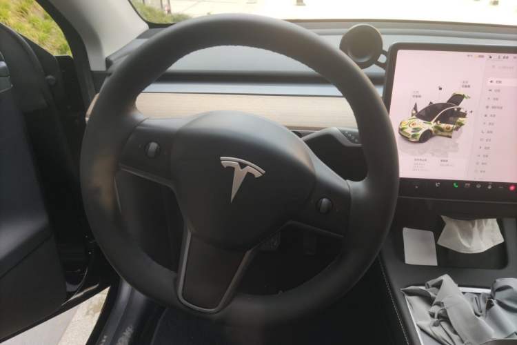 Used Tesla Model Y 2022 Rear-Wheel-Drive Version Steering Wheel