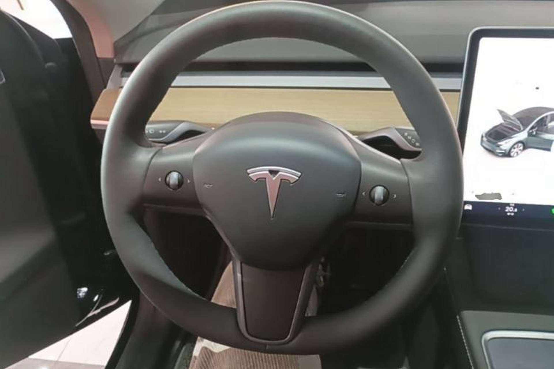 Used Tesla Model Y 2022 Revised Version Rear-Wheel Drive Steering Wheel