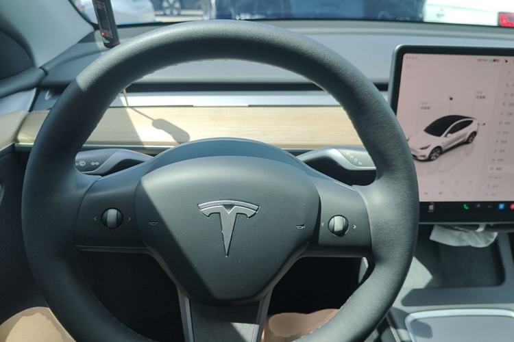 Used Tesla Model Y 2022 Rear-Wheel-Drive Version Steering Wheel