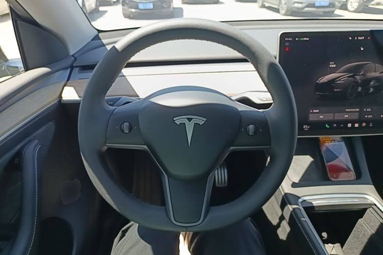 Used Tesla Model Y 2022 Performance High-Performance All-Wheel-Drive Version Steering Wheel
