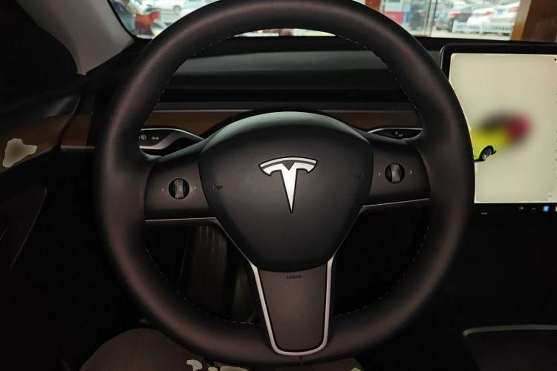 Used Tesla Model Y 2022 Rear-Wheel-Drive Version Steering Wheel