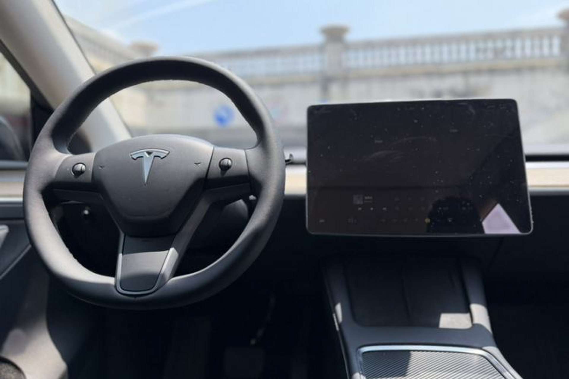 Used Tesla Model Y 2022 Rear-Wheel-Drive Version Steering Wheel