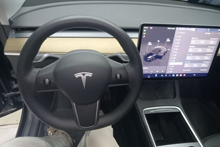 Used Tesla Model Y 2022 Performance High-Performance All-Wheel-Drive Version Steering Wheel