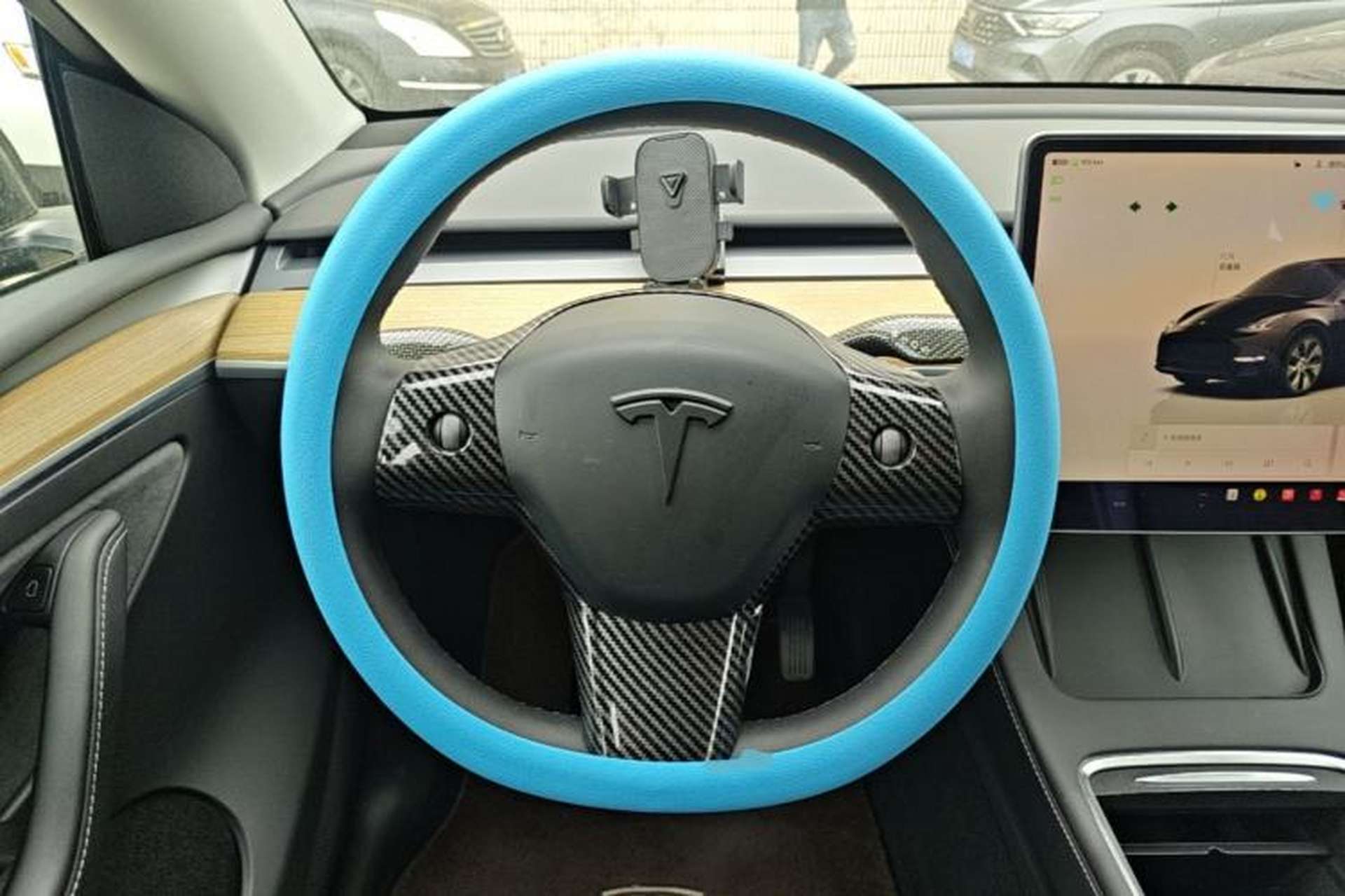 Used Tesla Model Y 2022 Rear-Wheel-Drive Version Steering Wheel