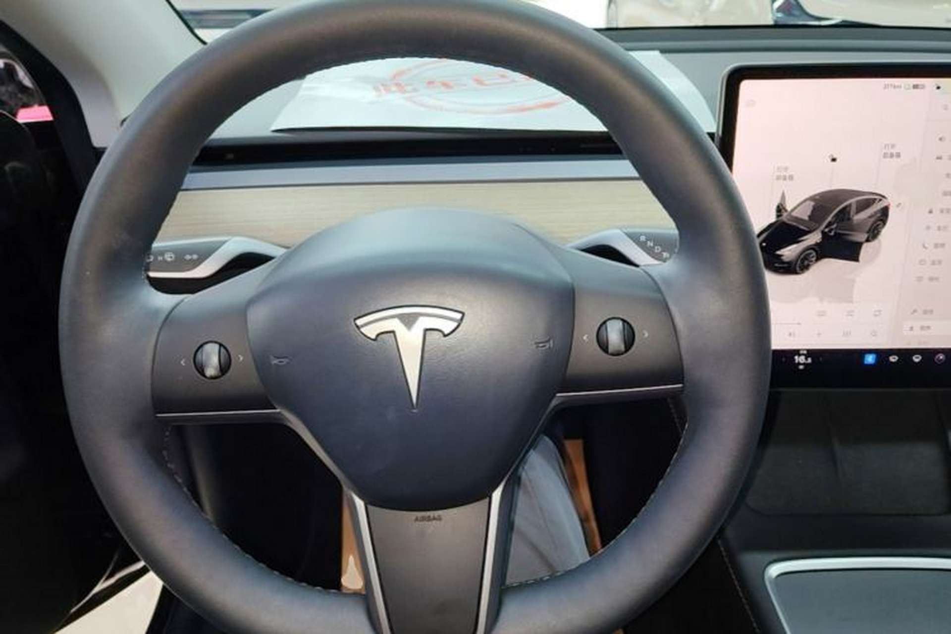 Used Tesla Model Y 2022 Revised Version Rear-Wheel Drive Steering Wheel