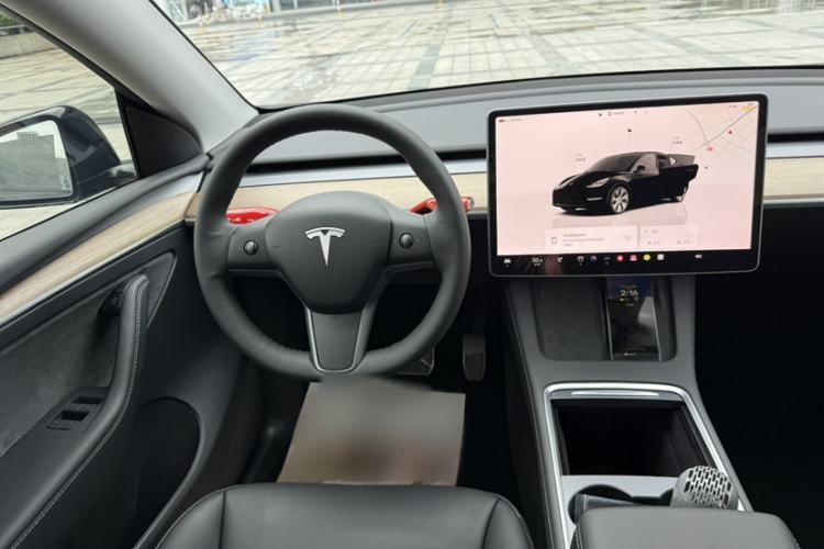 Used Tesla Model Y 2022 Revised Version Long-Range All-Wheel Drive Steering Wheel