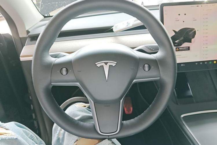 Used Tesla Model Y 2022 Rear-Wheel-Drive Version Steering Wheel