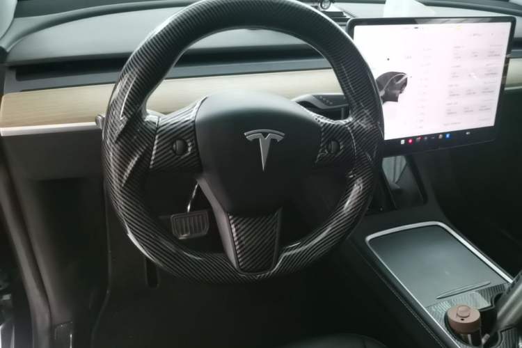 Used Tesla Model Y 2022 Revised Version Rear-Wheel Drive Steering Wheel