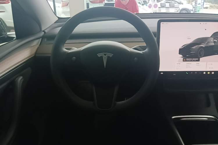 Used Tesla Model Y 2022 Performance High-Performance All-Wheel-Drive Version Steering Wheel