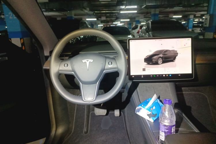 Used Tesla Model Y 2022 Rear-Wheel-Drive Version Steering Wheel