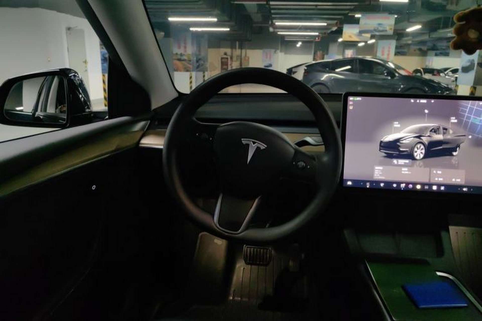 Used Tesla Model Y 2022 Revised Version Rear-Wheel Drive Steering Wheel