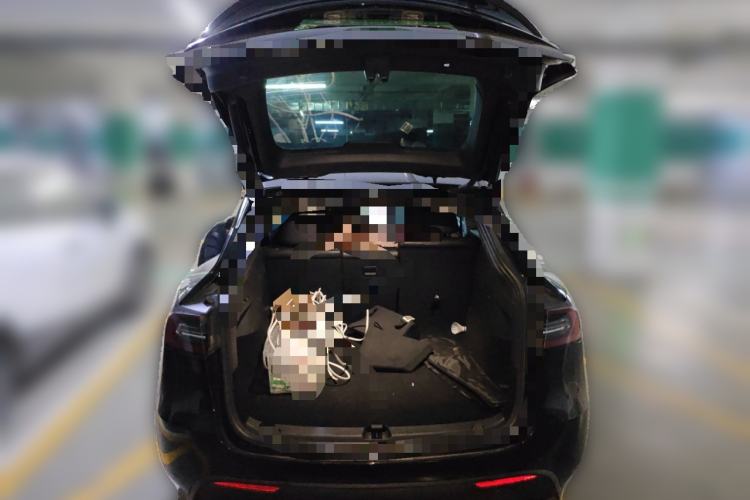 Used Tesla Model Y 2022 Rear-Wheel-Drive Version Trunk