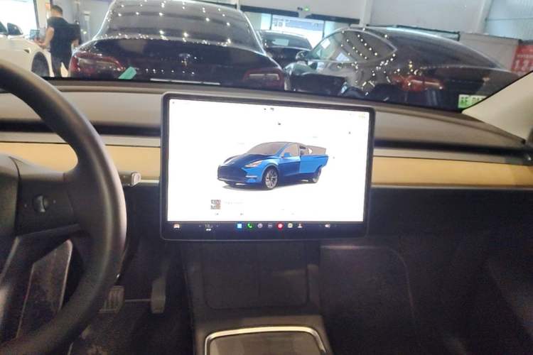 Used Tesla Model Y 2022 Rear-Wheel-Drive Version Audio And AC Panel