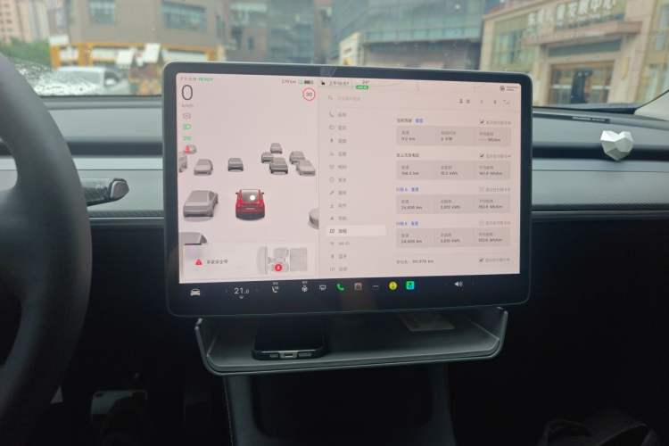 Used Tesla Model Y 2022 Revised Version Rear-Wheel Drive Audio And AC Panel
