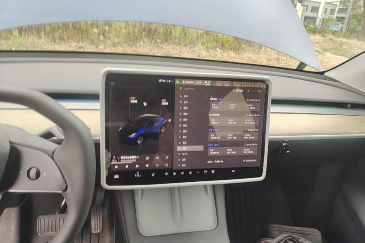Used Tesla Model Y 2022 Rear-Wheel-Drive Version Audio And AC Panel