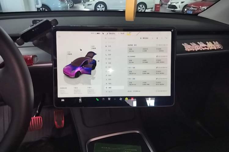 Used Tesla Model Y 2022 Rear-Wheel-Drive Version Audio And AC Panel