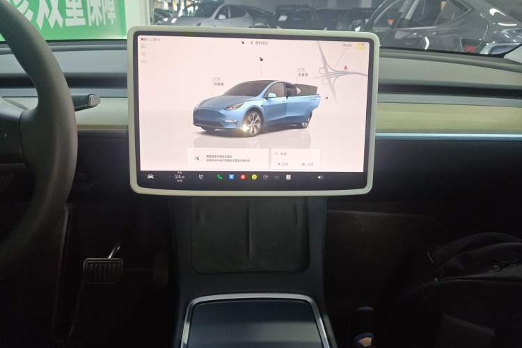 Used Tesla Model Y 2022 Revised Version Rear-Wheel Drive Audio And AC Panel
